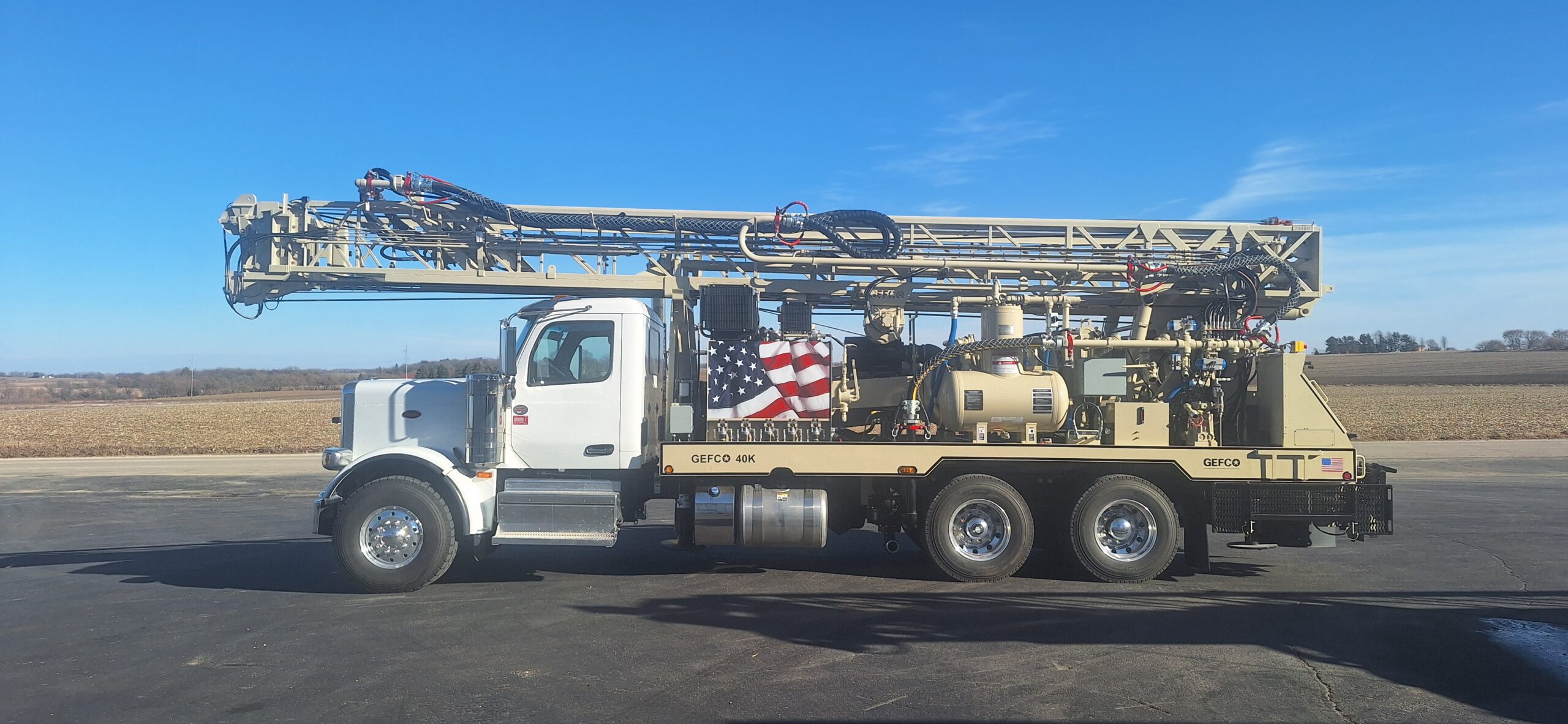 GEFCO 40k on a 2024 Peterbilt 589 with Telematics