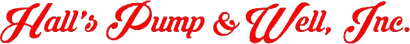 Hall's Pump & Well Service logo
