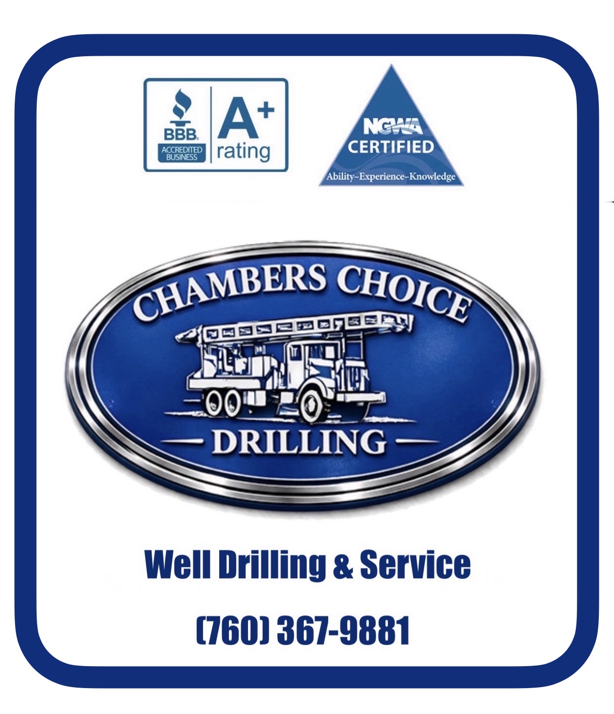Chambers Choice Drilling logo