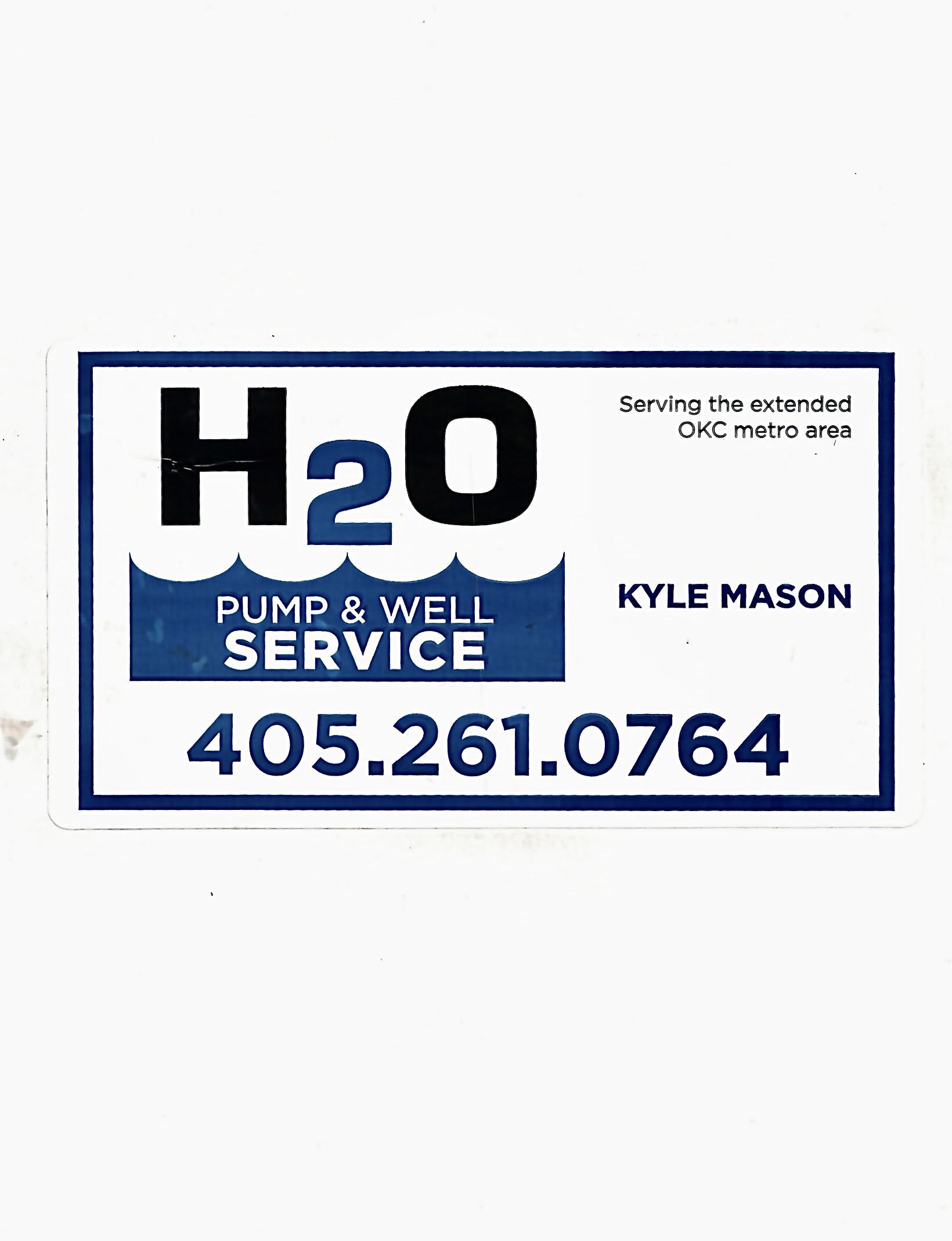 H2O Pump & Well Service llc logo