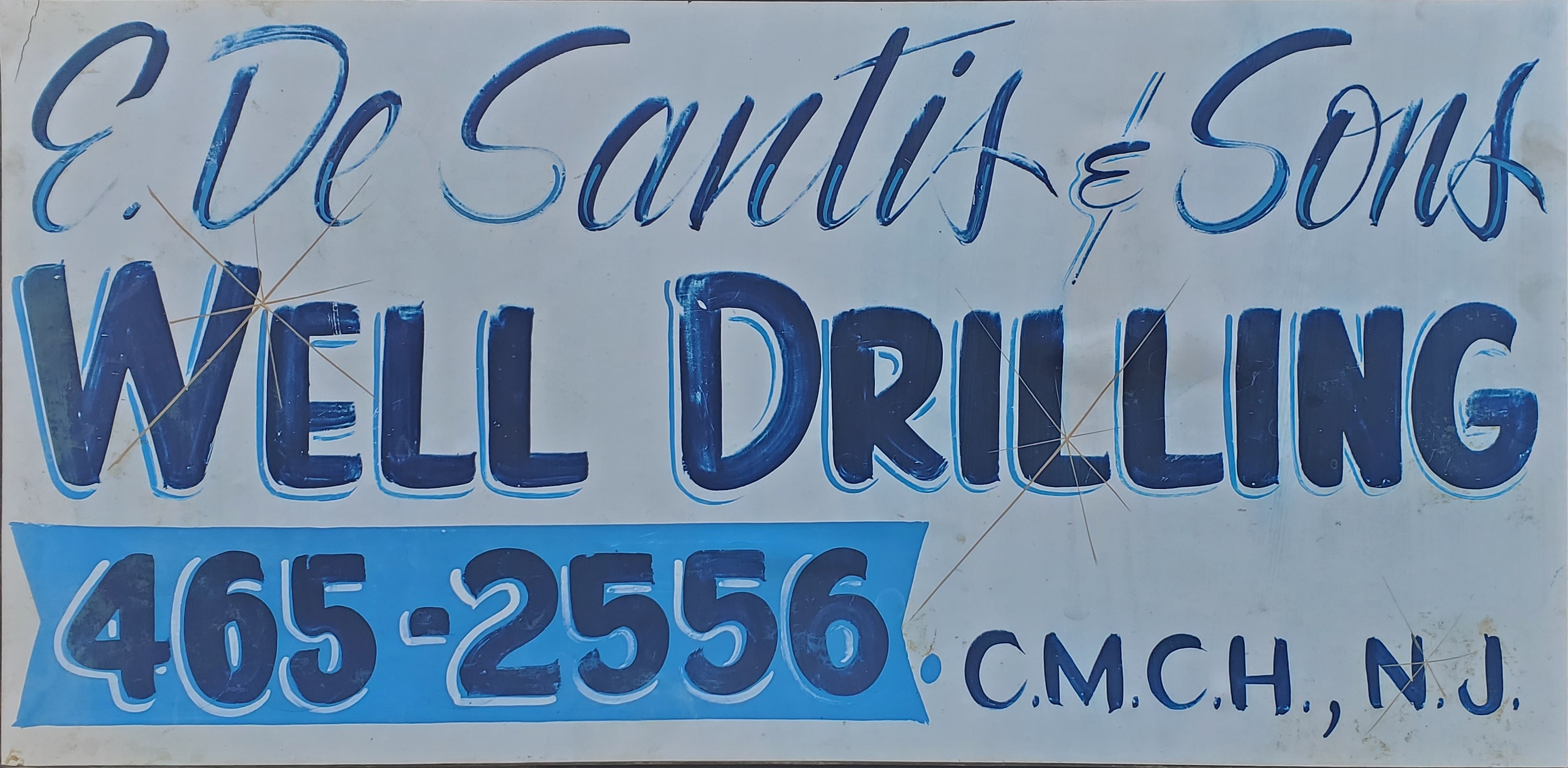 E DeSantis & Son Well Drilling logo